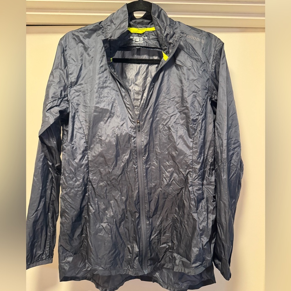 Brooks Navy Lightweight Running Jacket